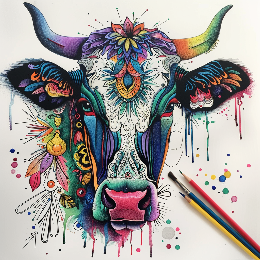he Festival Cow of Color and Joy