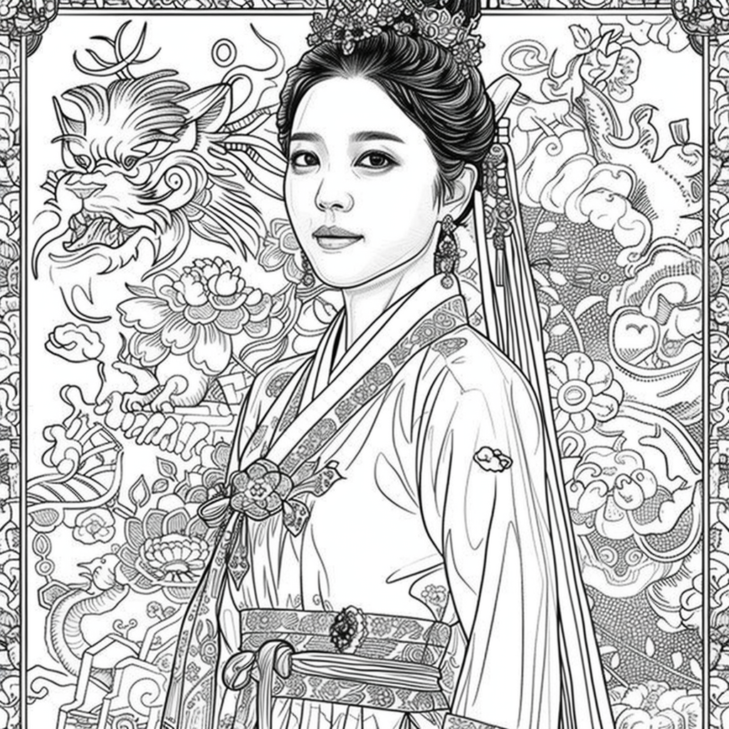 Whispers of Petals – The Dreaming Hanbok Girl