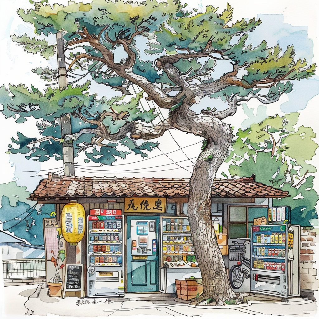 The Corner Store Beneath the Maple Tree