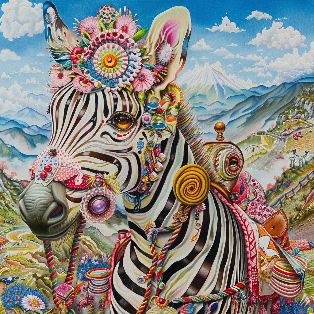 The Embroidered Zebra of Mountain Valley