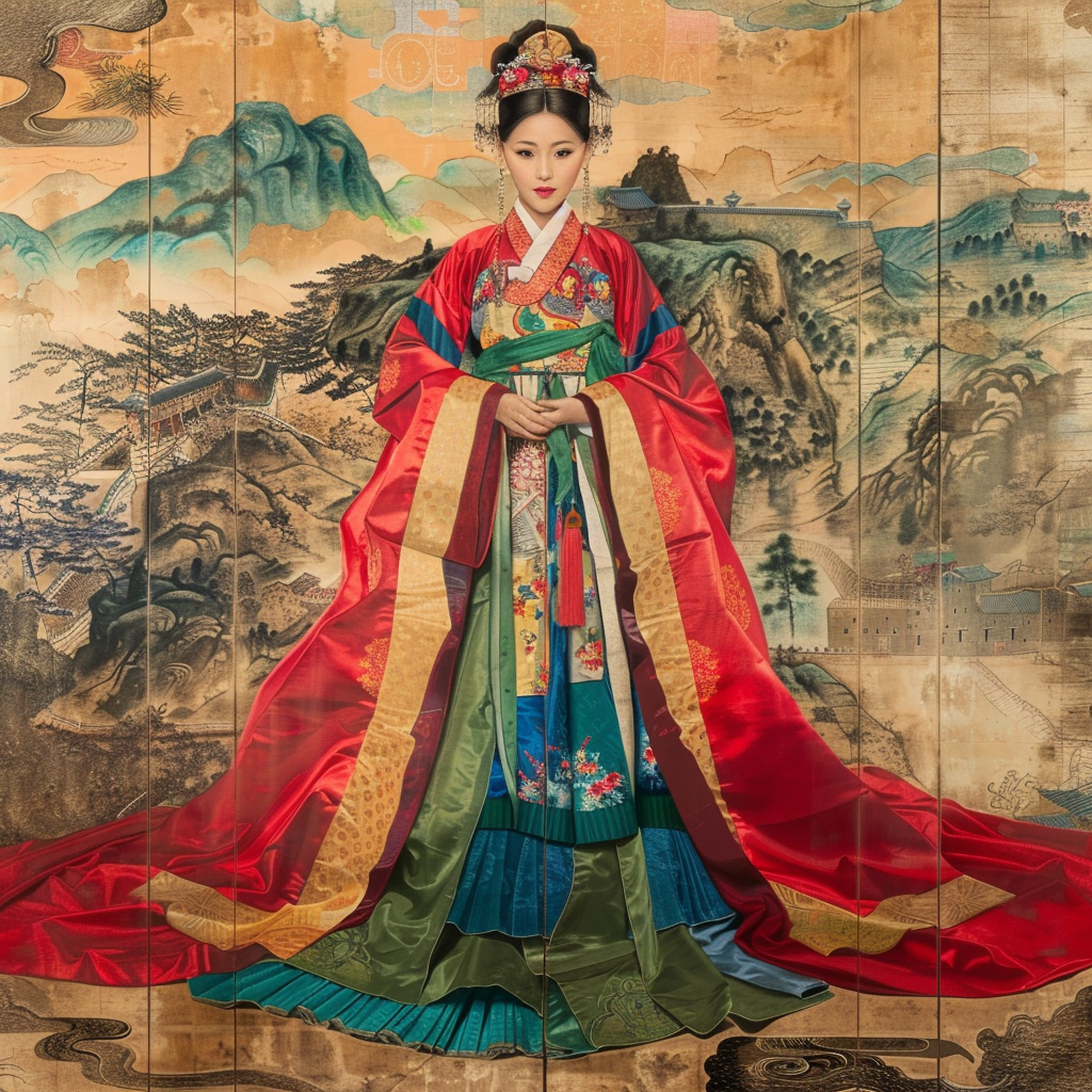 Majesty in Hanbok