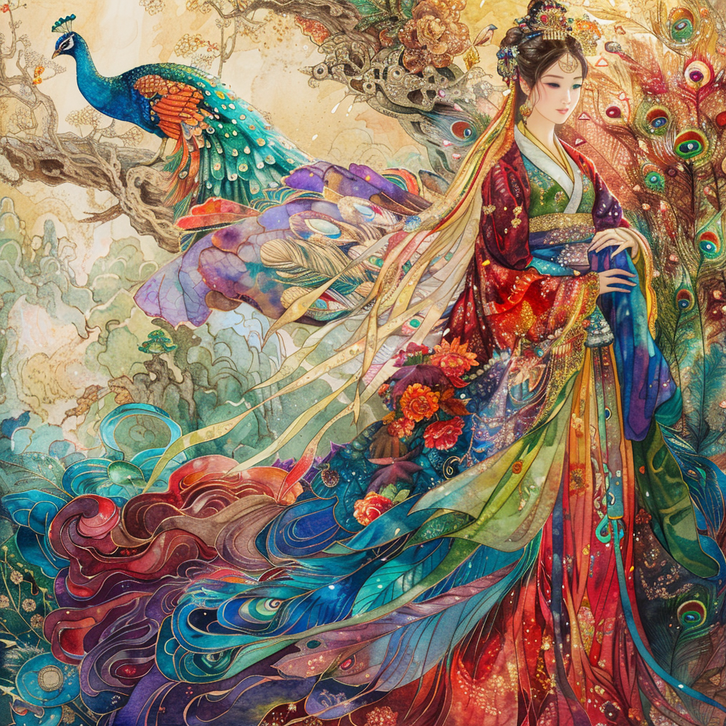 The Peacock Empress of Radiant Harmony