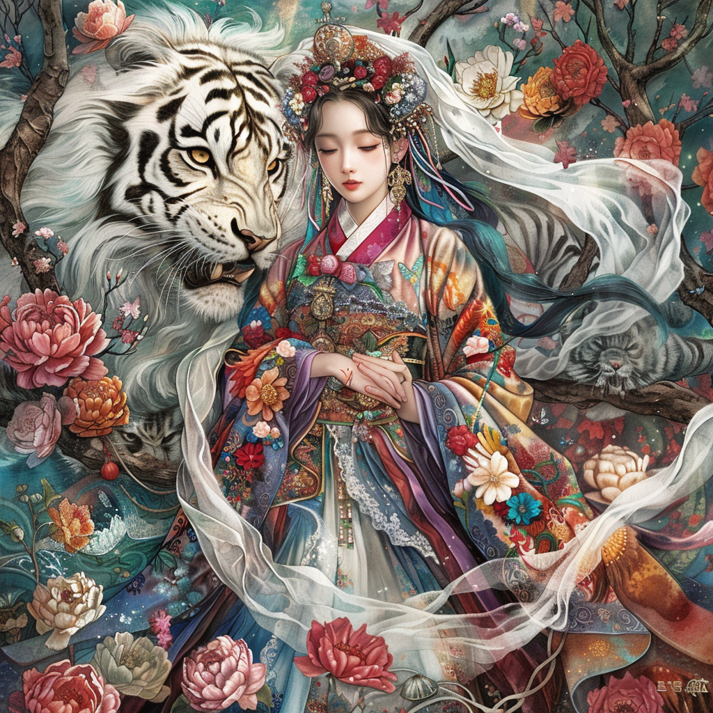 The White Tiger’s Bride: Guardian of Blossoms