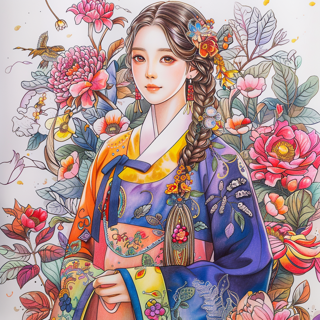 Radiant Elegance of a Korean Princess