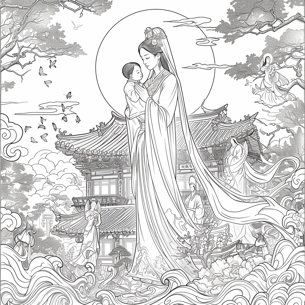 Moonlit Sanctuary – The Mother’s Embrace