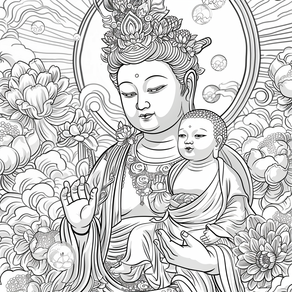 Moonlit Embrace: The Eternal Bond of Mother and Child