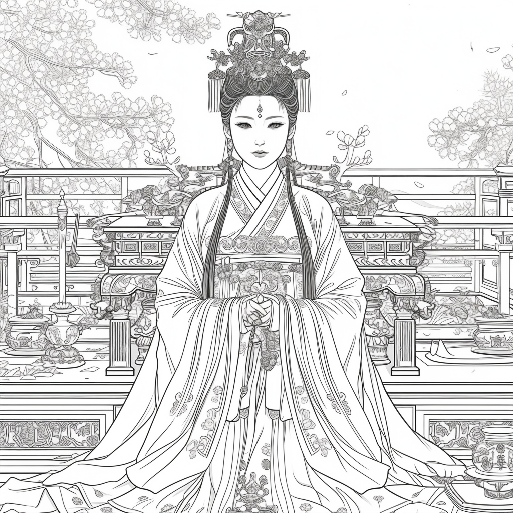 Majesty in Hanbok