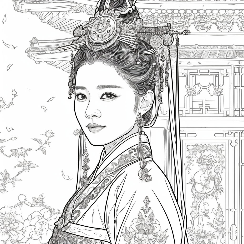 Majesty in Hanbok