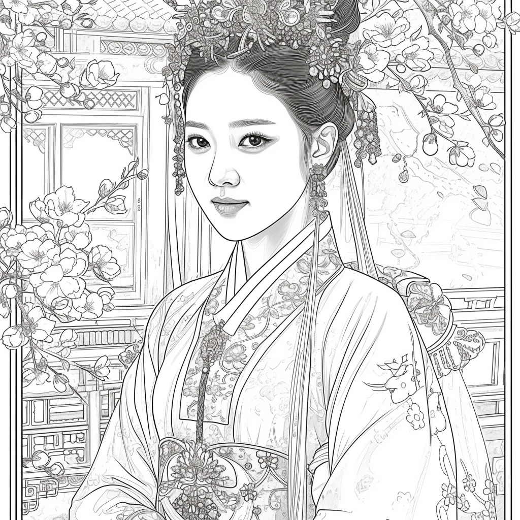 Majesty in Hanbok