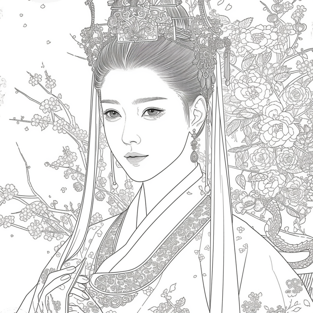 Majesty in Hanbok