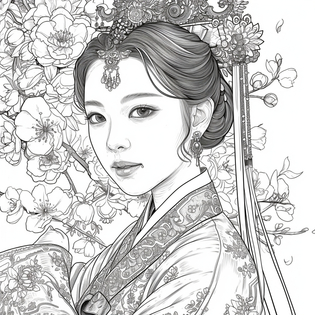 Majesty in Hanbok