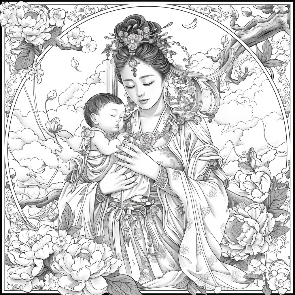 Whispering Blossoms – The Prayer Beneath Ancient Pines
