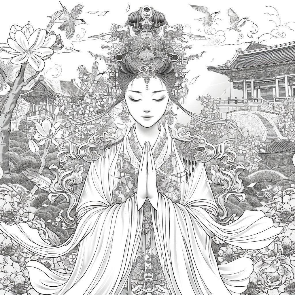 Heavenly Grace: The Prayer of the Celestial Maiden.