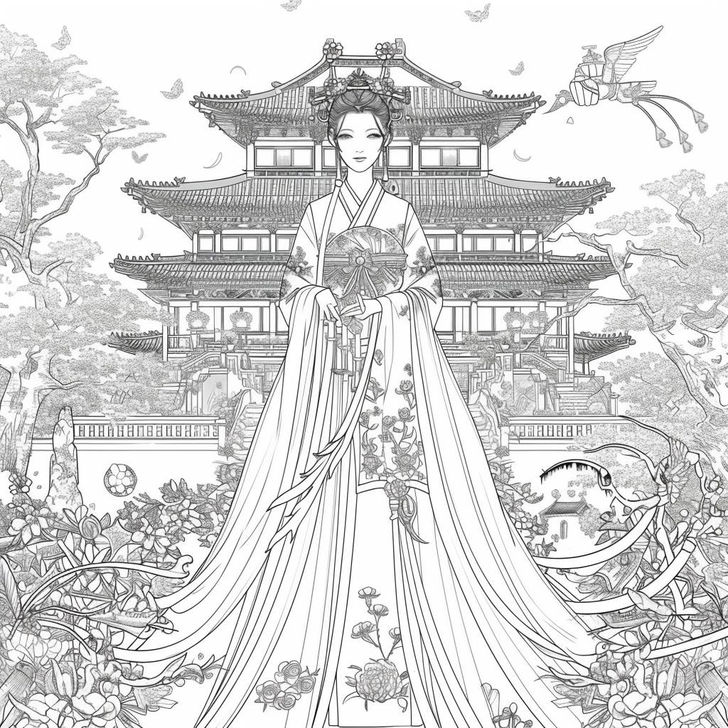 The Crimson Court – Portrait of the Royal Blossom