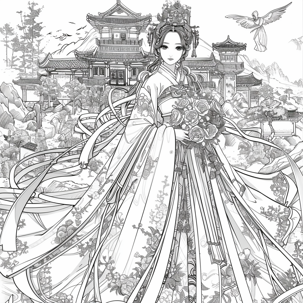 The Crimson Court – Portrait of the Royal Blossom