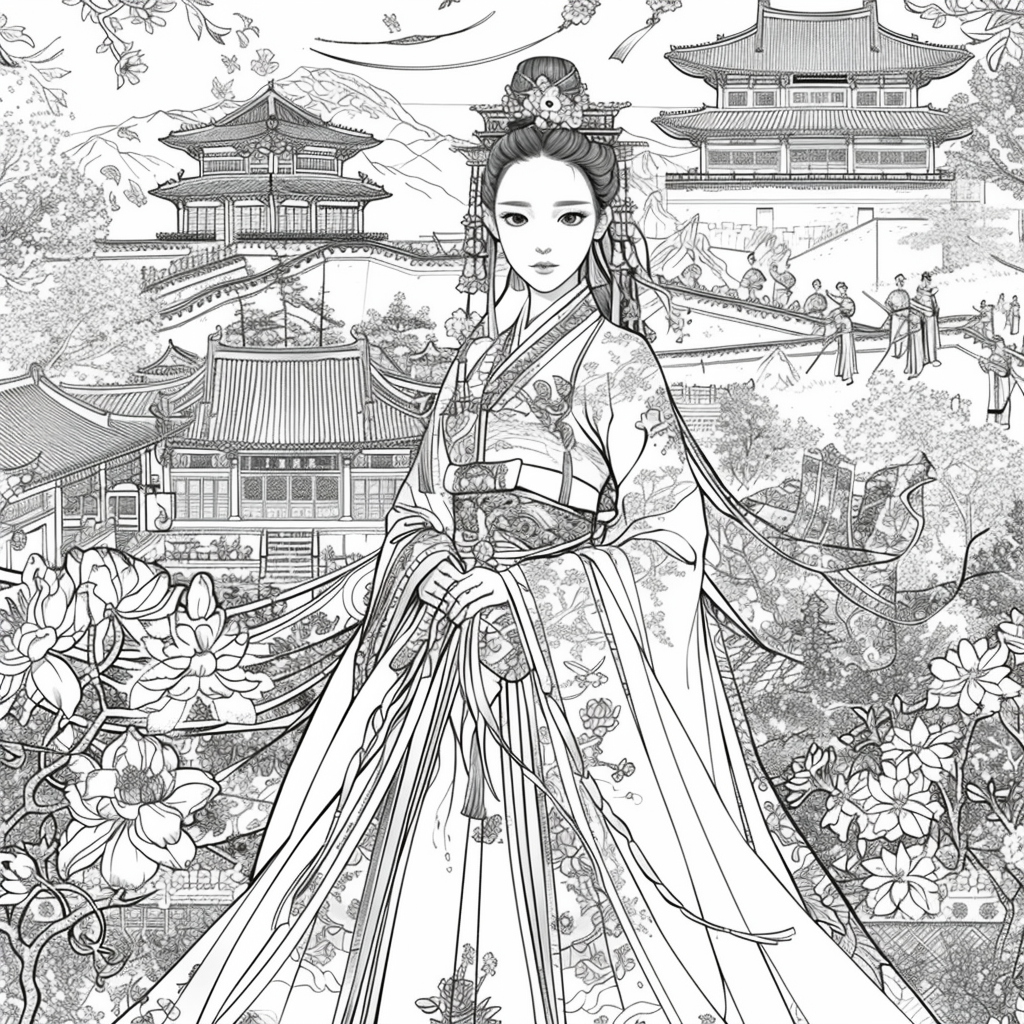 The Crimson Court – Portrait of the Royal Blossom