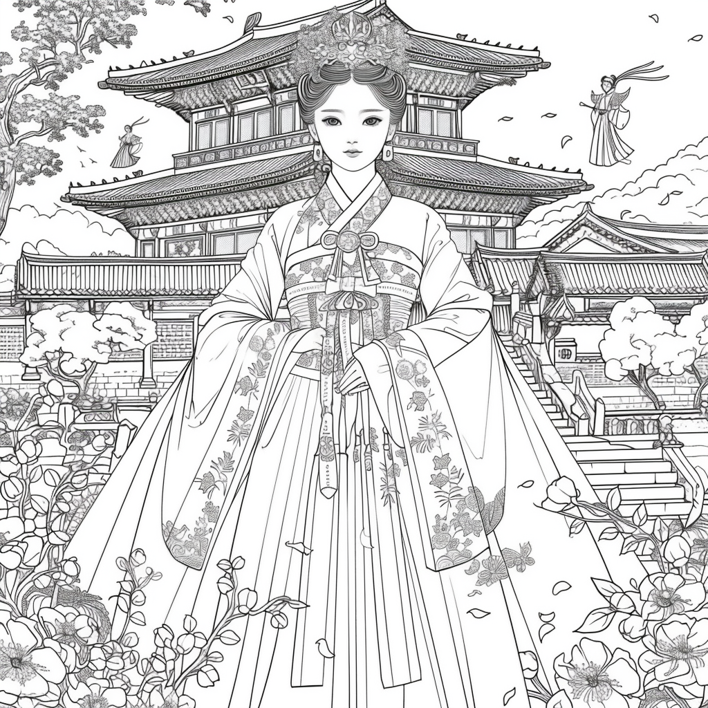 The Crimson Court – Portrait of the Royal Blossom