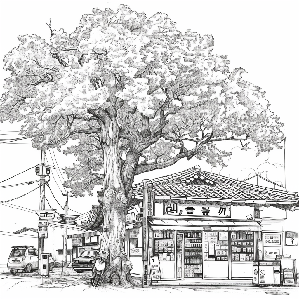 The Corner Store Beneath the Maple Tree