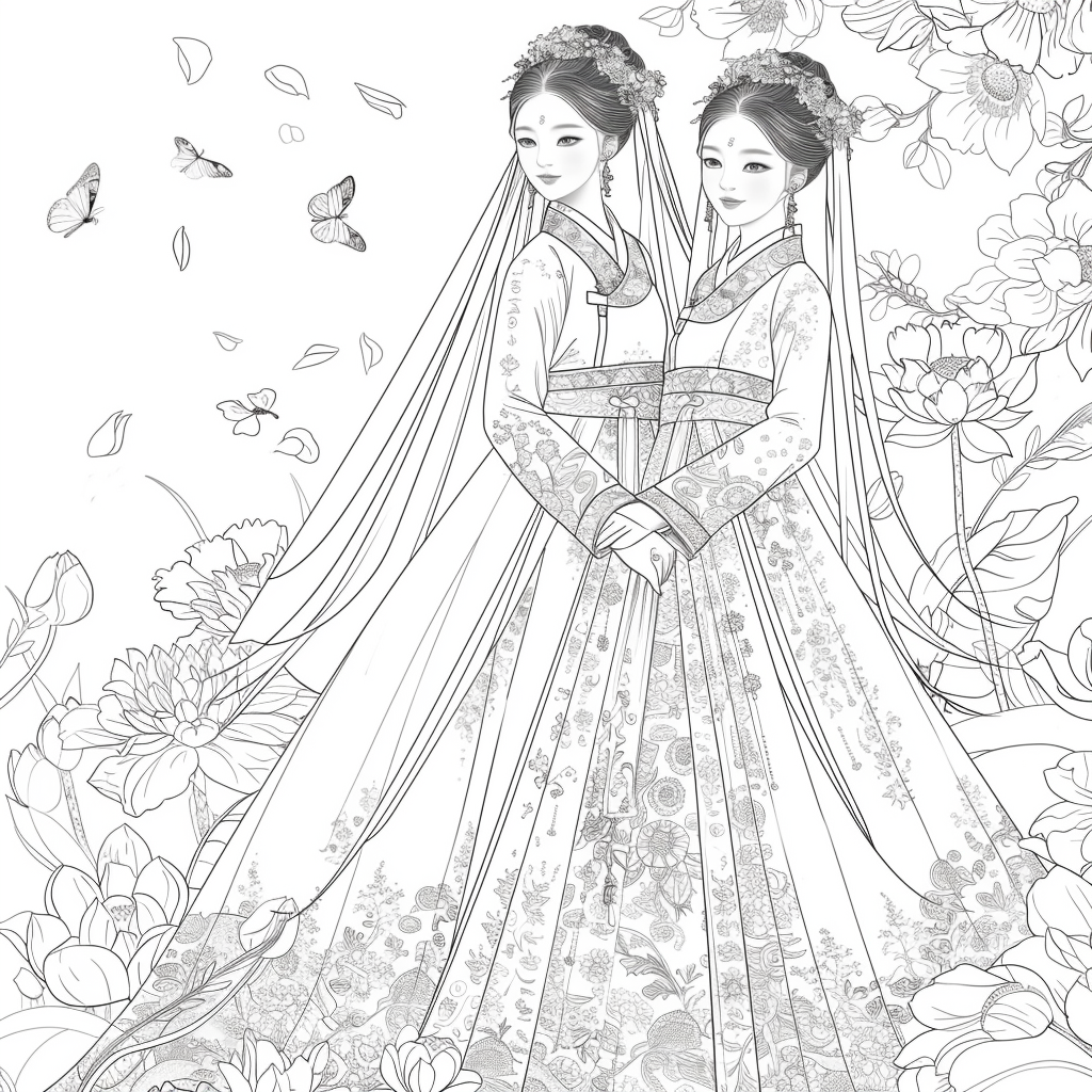 “The Lotus Bride of Eternal Elegance