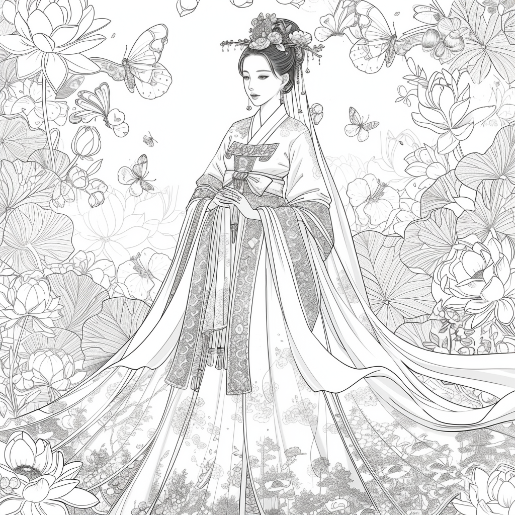 “The Lotus Bride of Eternal Elegance