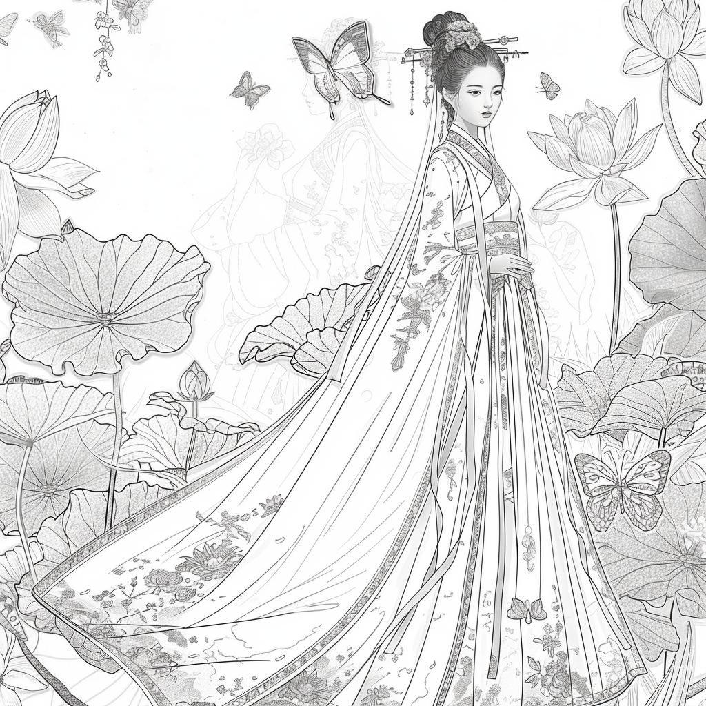 “The Lotus Bride of Eternal Elegance