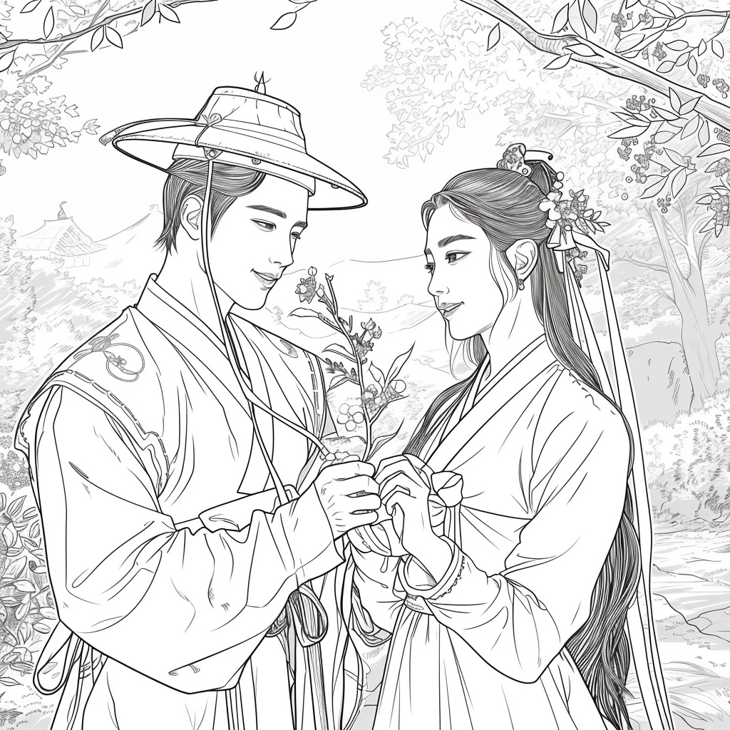 Whispers of Love in the Joseon Spring