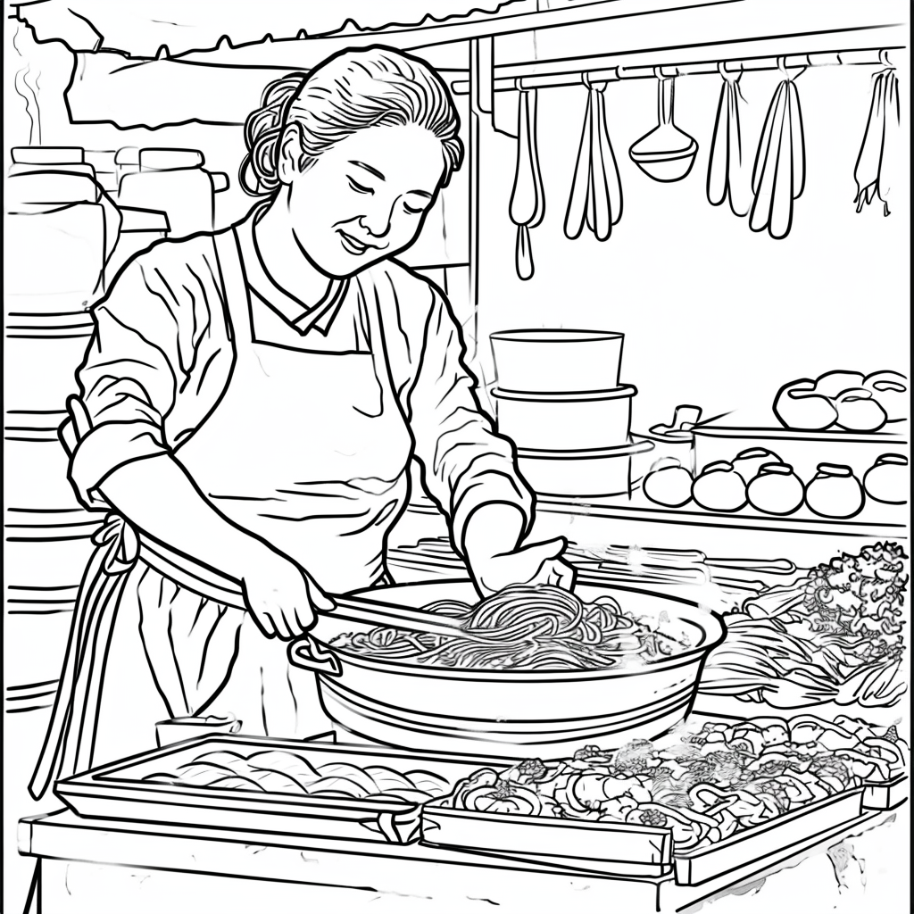 A Day at the Korean Street Market