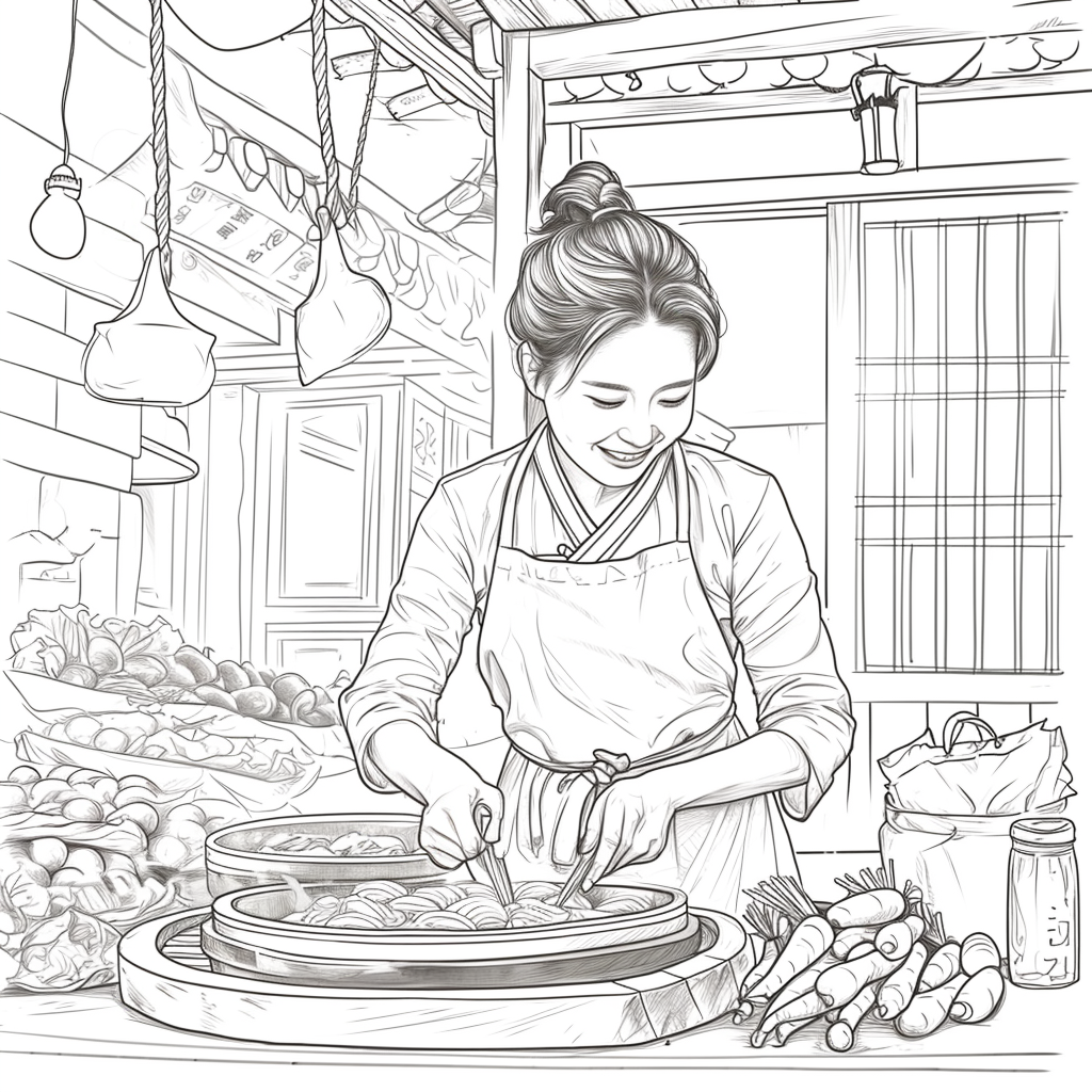 A Day at the Korean Street Market