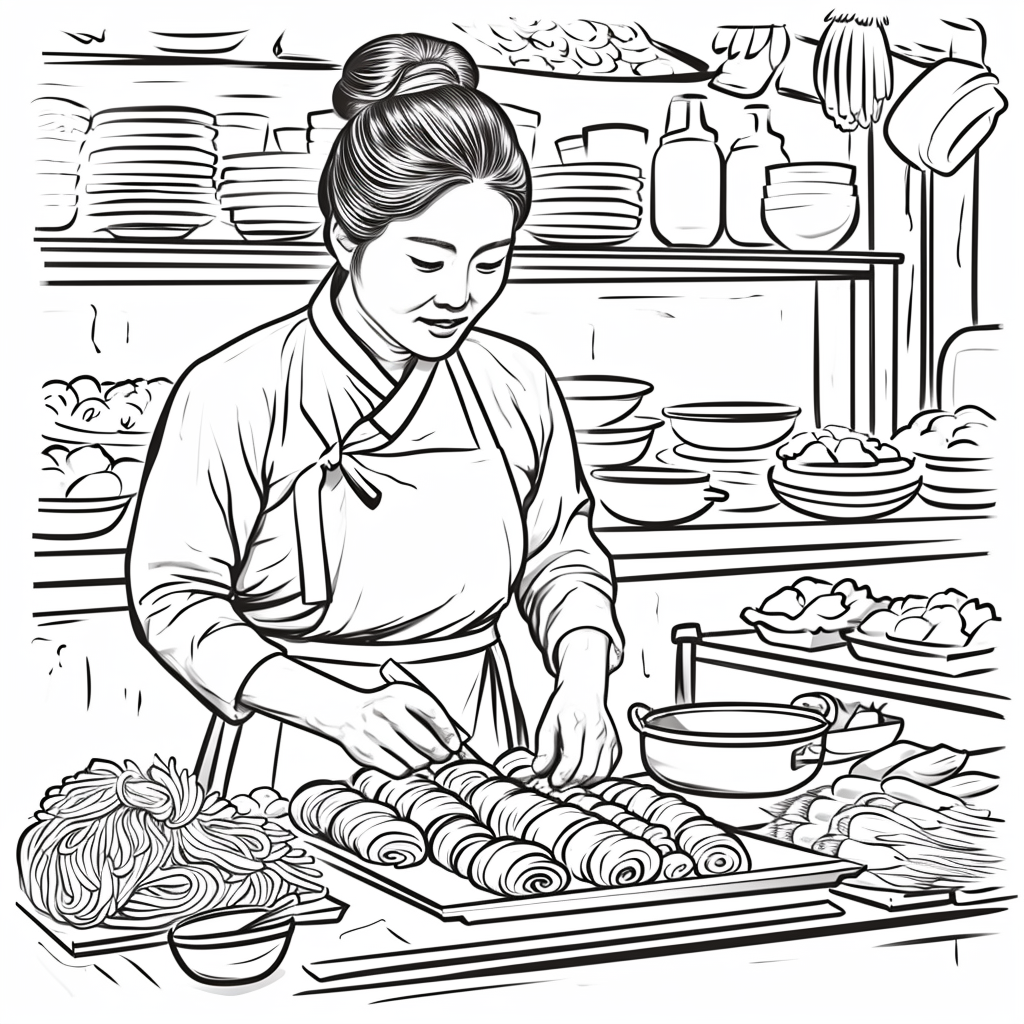 A Day at the Korean Street Market
