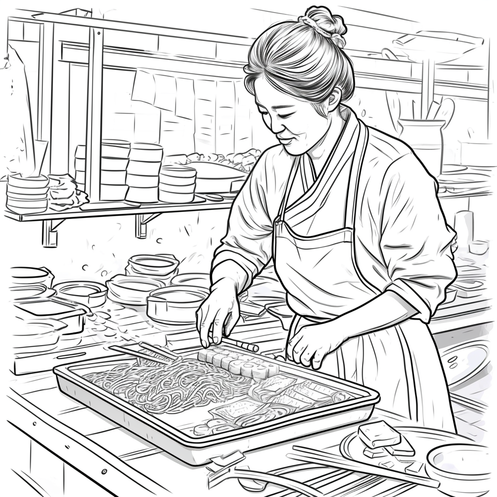 A Day at the Korean Street Market