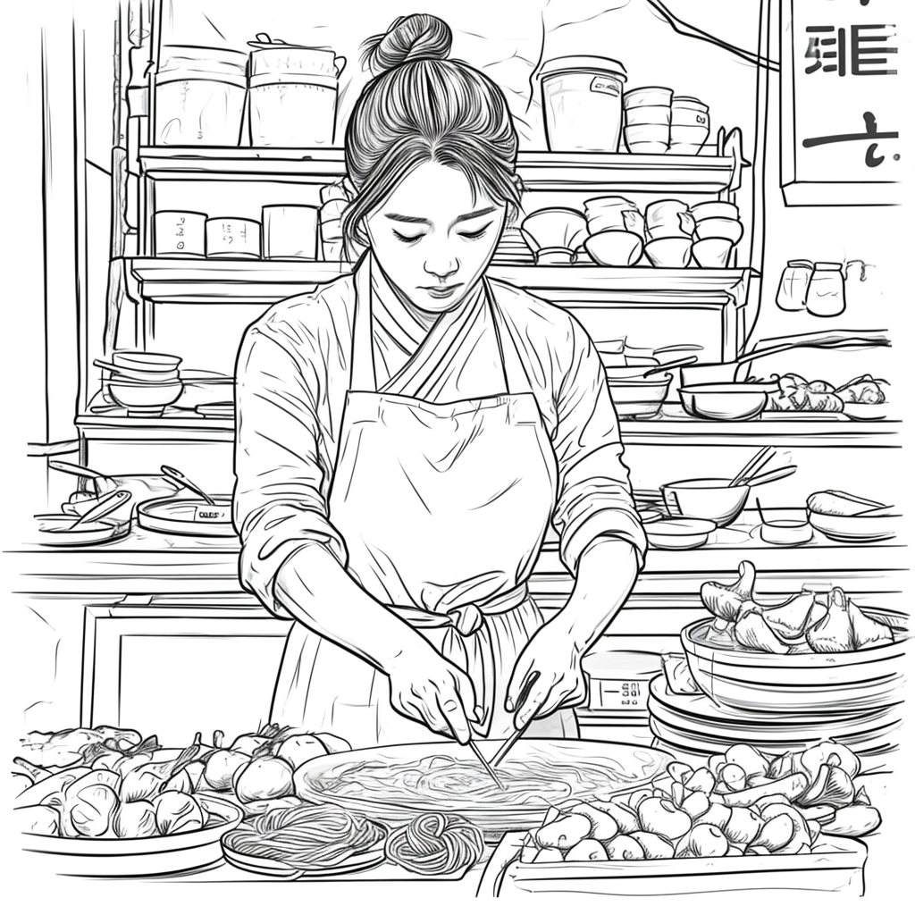 A Day at the Korean Street Market