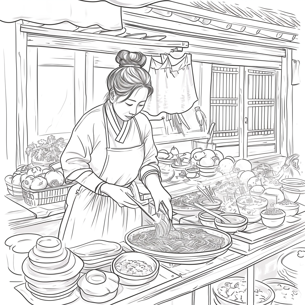 A Day at the Korean Street Market