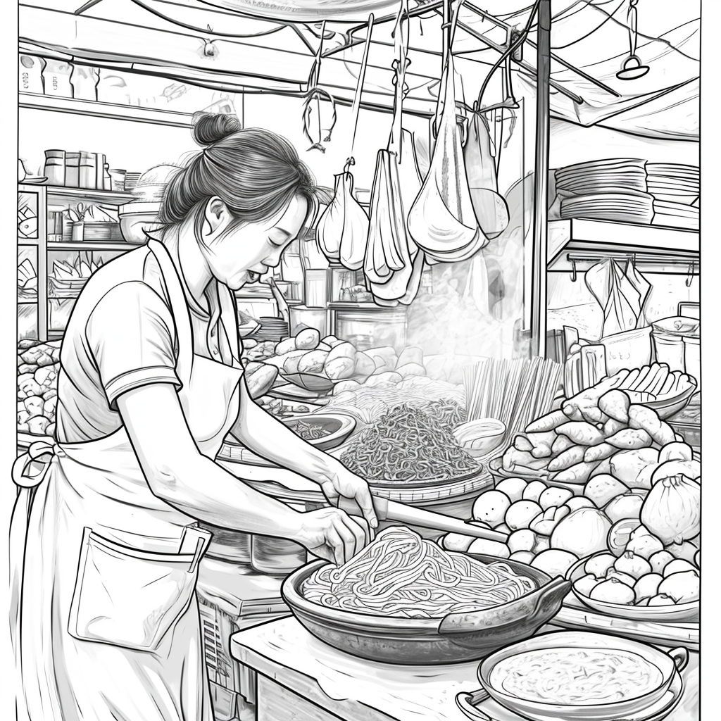 A Day at the Korean Street Market