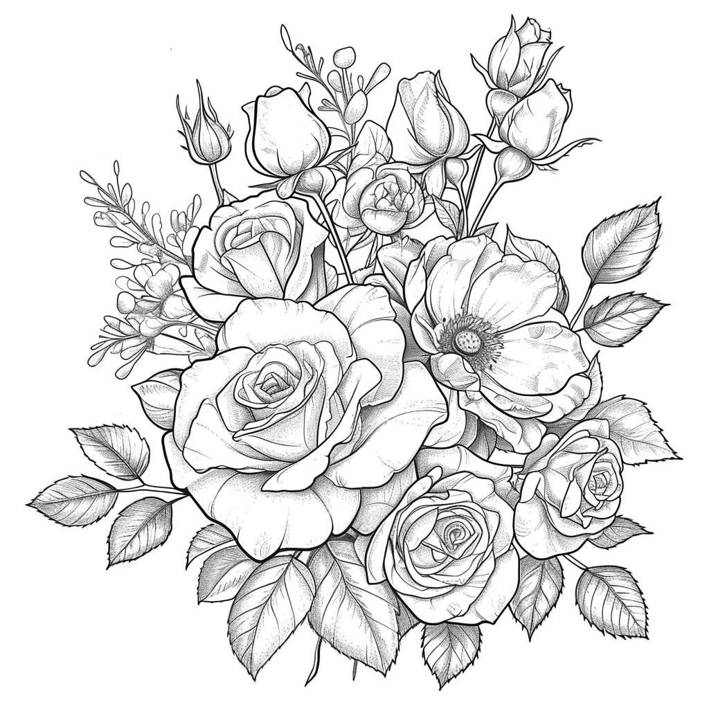 Vintage Botanical Bloom – A Celebration of Nature’s Elegance