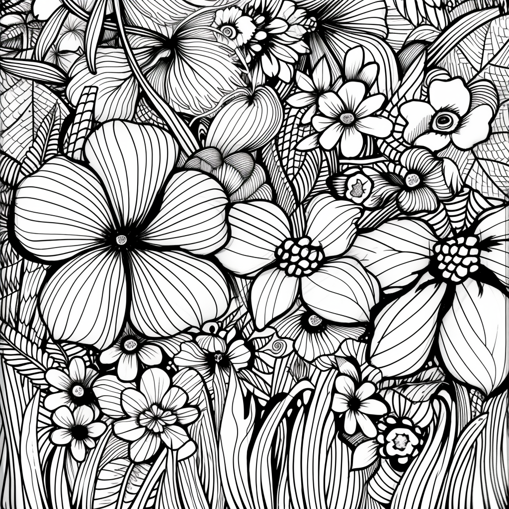 Whispers of Nature: A Zen Doodle Symphony