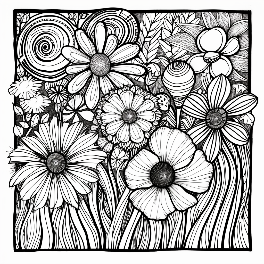 Whispers of Nature: A Zen Doodle Symphony