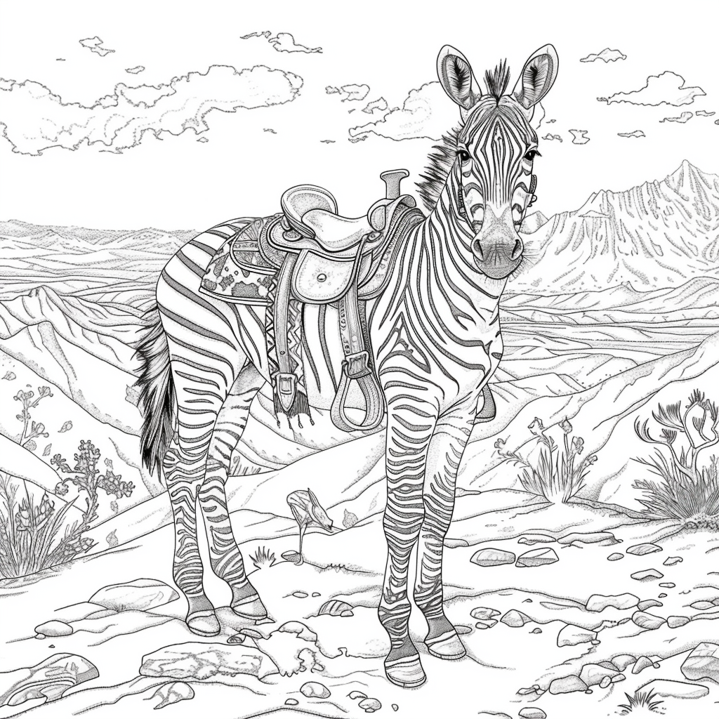 The Embroidered Zebra of Mountain Valley
