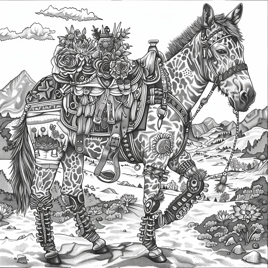 The Embroidered Zebra of Mountain Valley