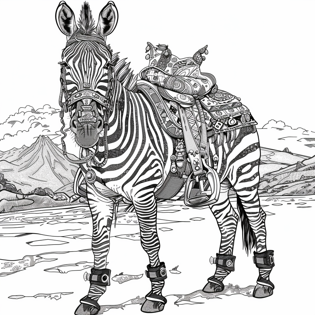 The Embroidered Zebra of Mountain Valley