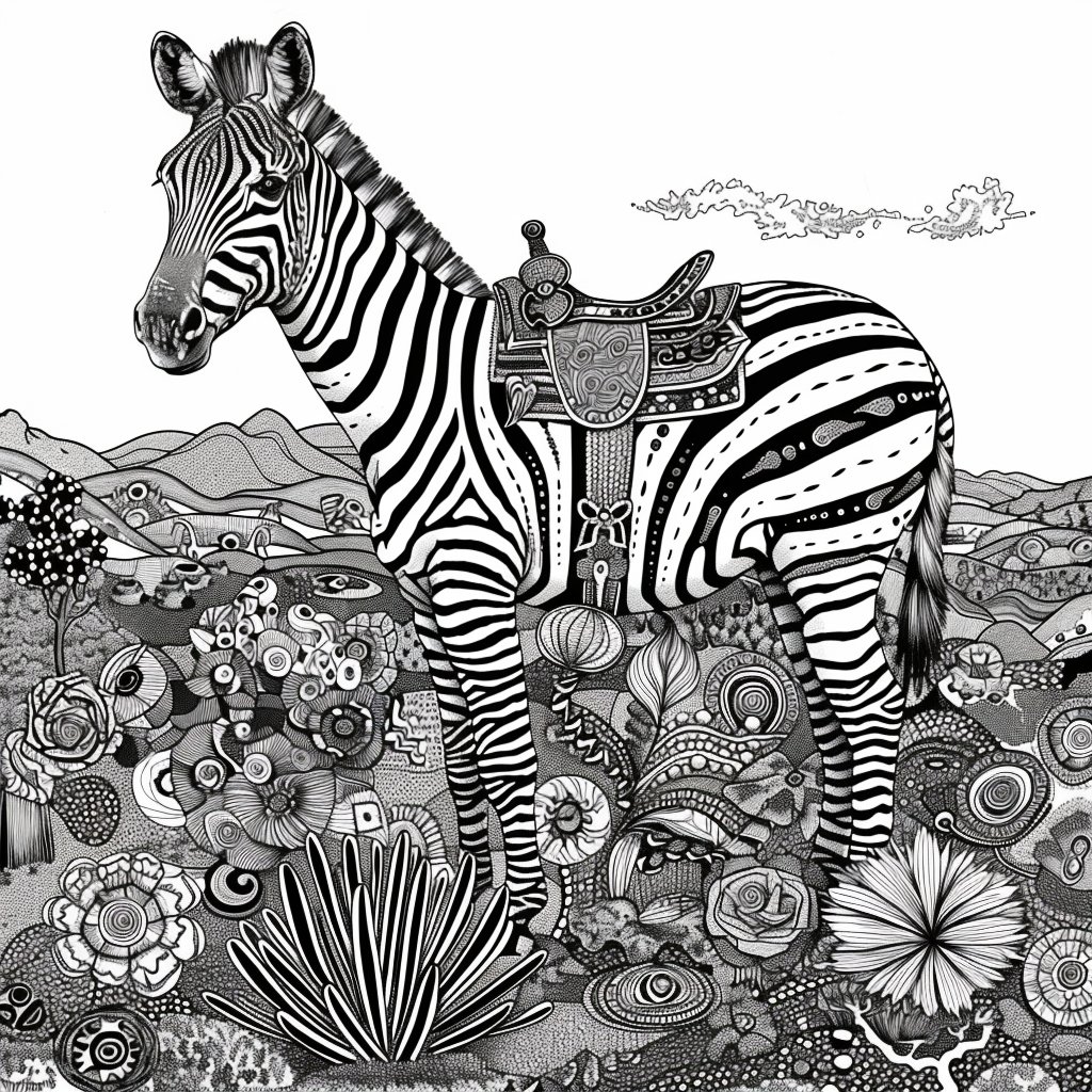The Embroidered Zebra of Mountain Valley