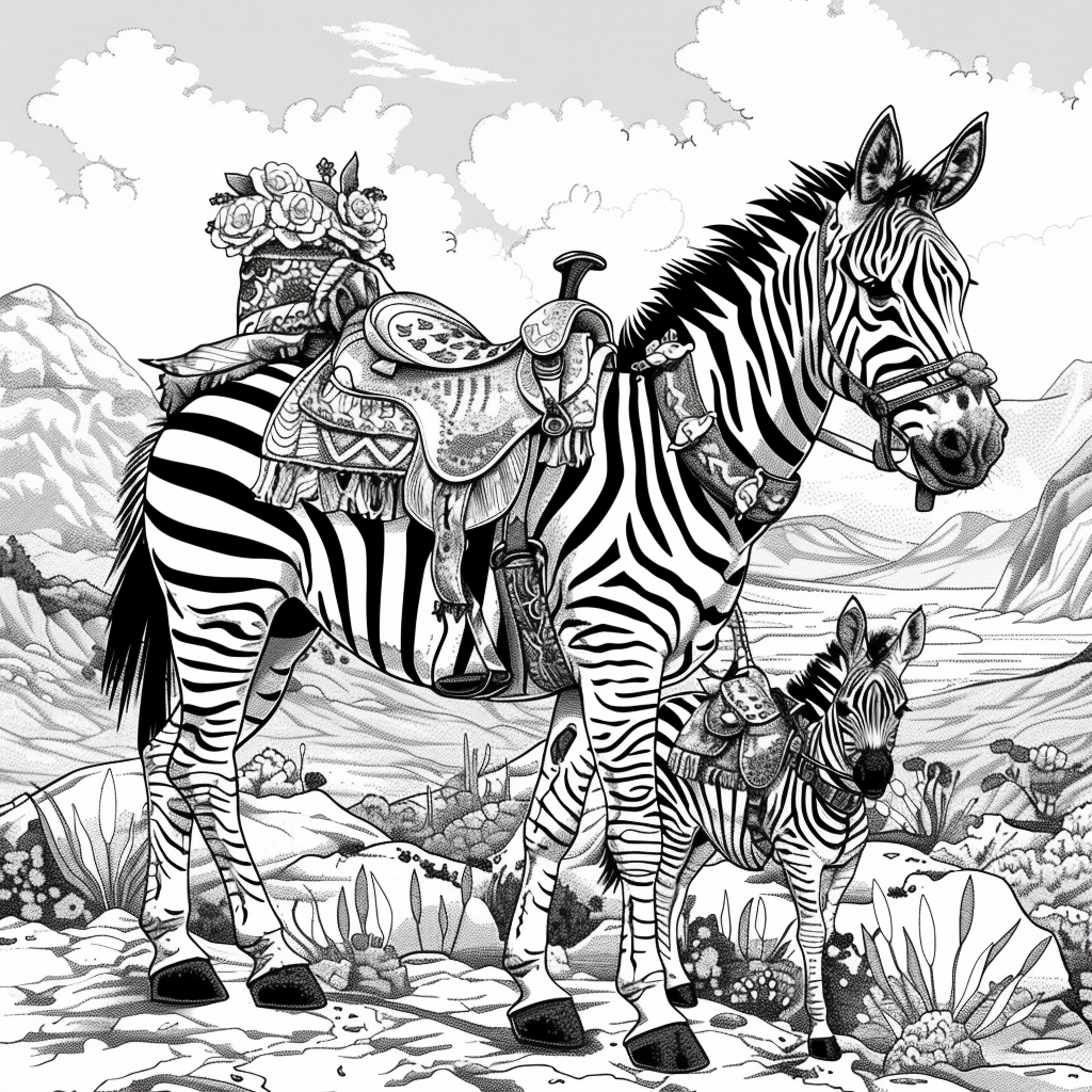 The Embroidered Zebra of Mountain Valley