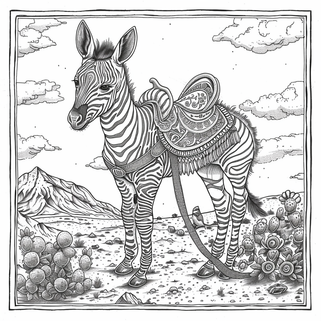 The Embroidered Zebra of Mountain Valley