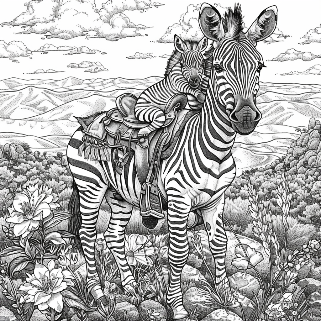 The Embroidered Zebra of Mountain Valley
