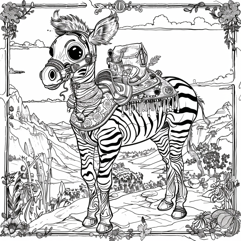 The Embroidered Zebra of Mountain Valley