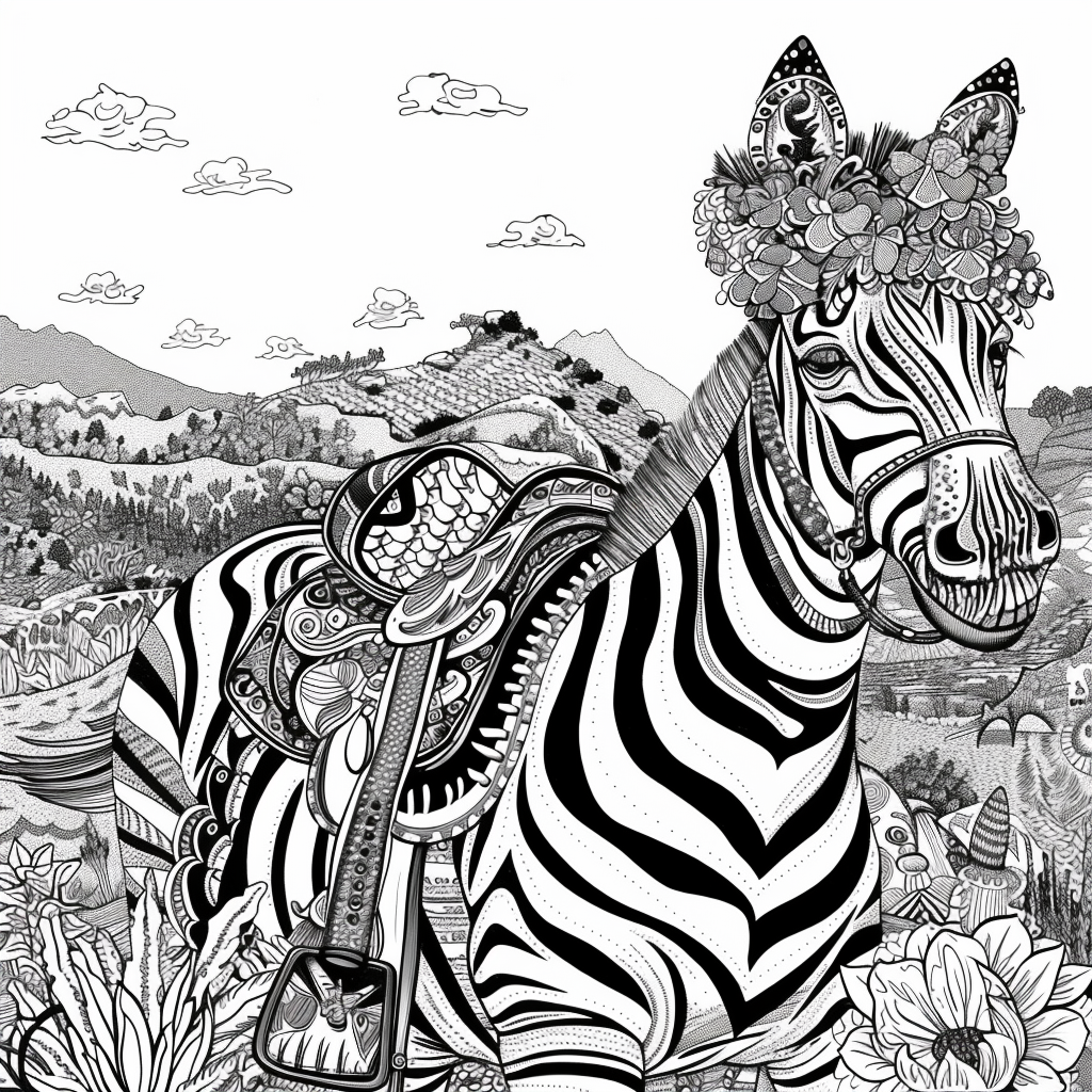 The Embroidered Zebra of Mountain Valley