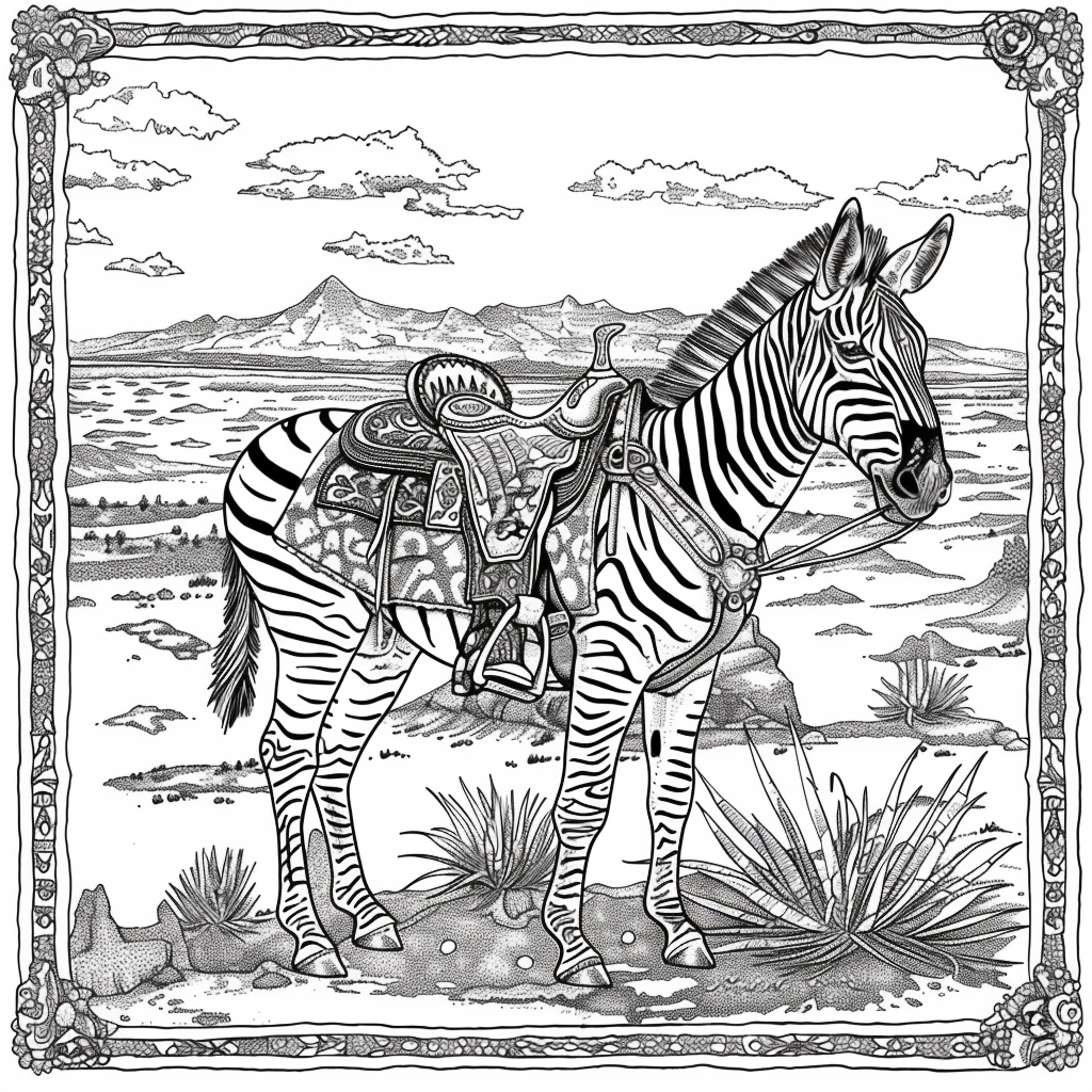The Embroidered Zebra of Mountain Valley