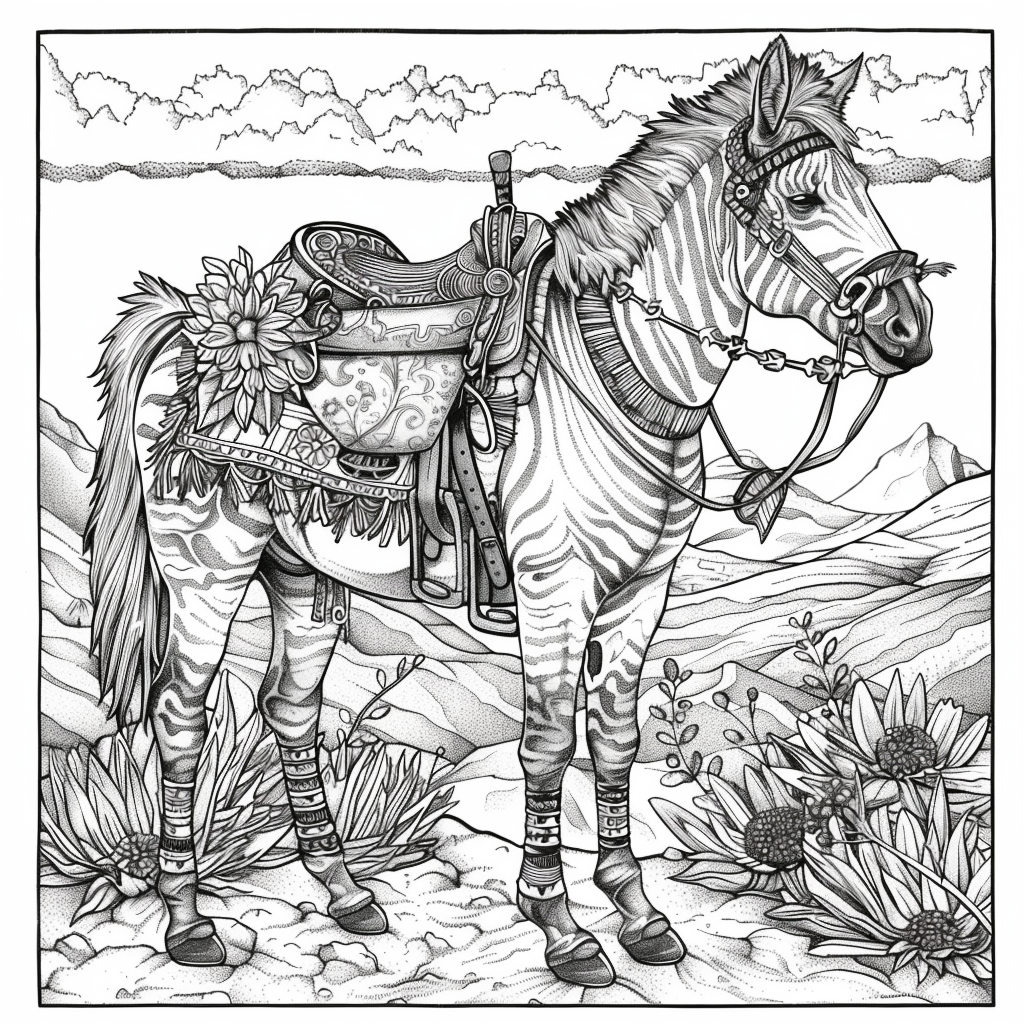 The Embroidered Zebra of Mountain Valley