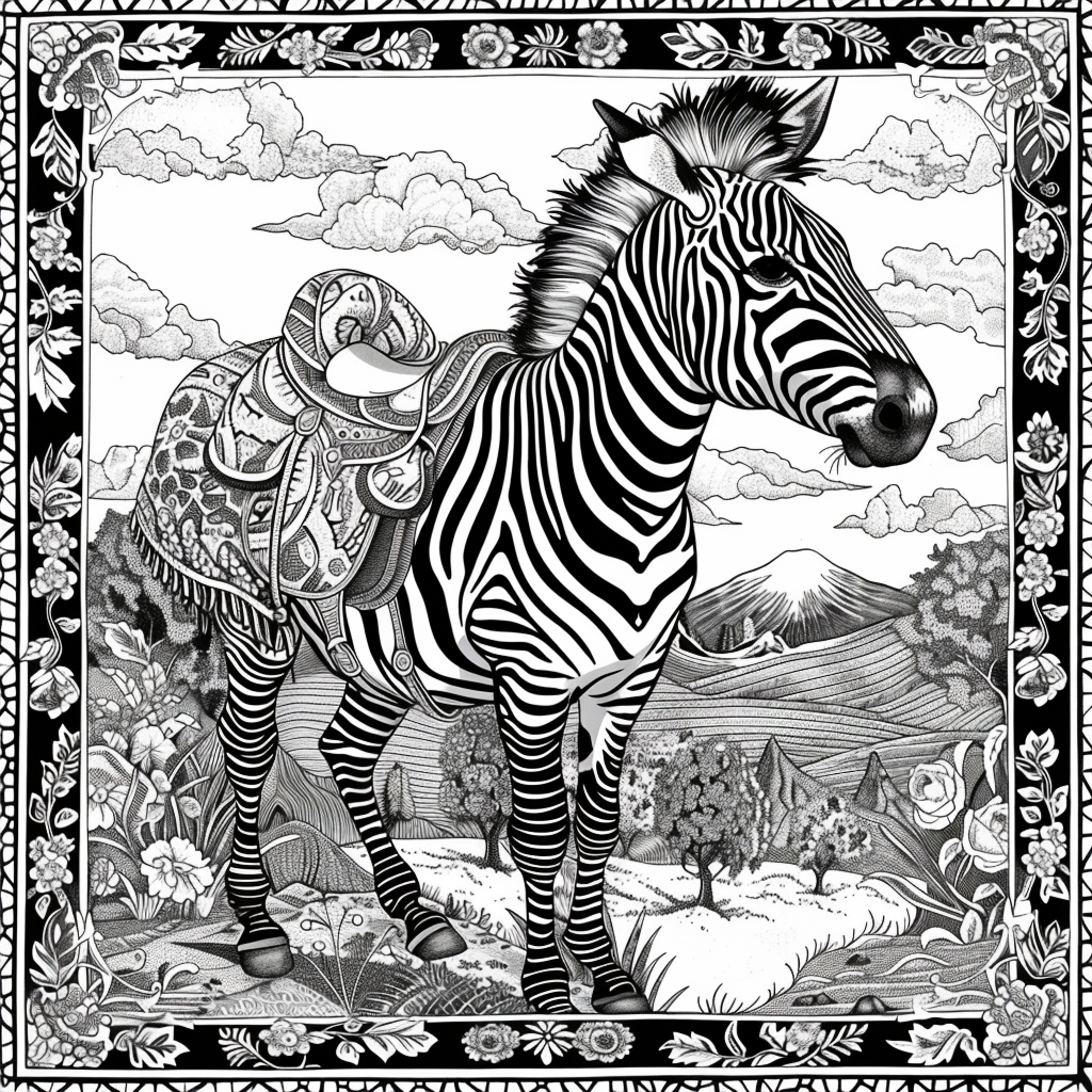 The Embroidered Zebra of Mountain Valley