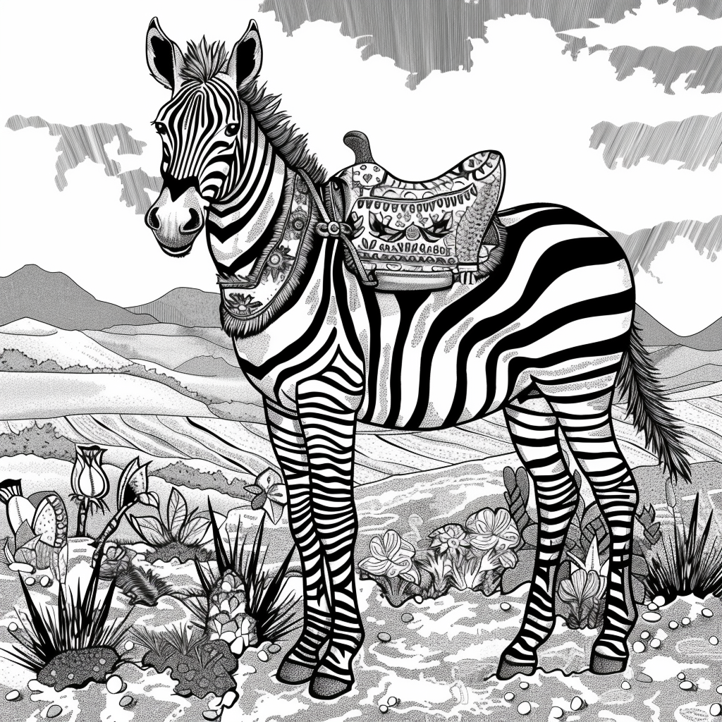 The Embroidered Zebra of Mountain Valley