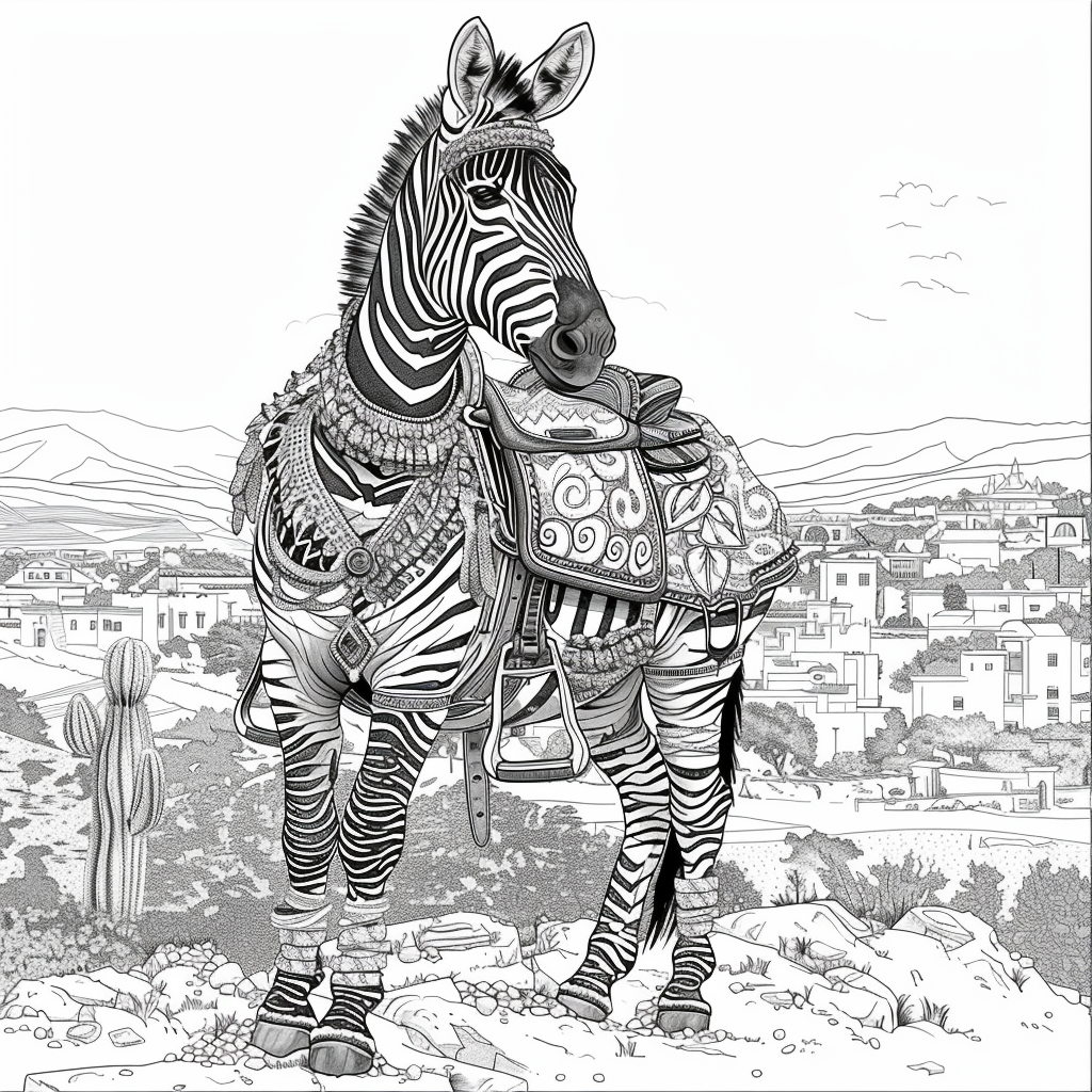 The Embroidered Zebra of Mountain Valley